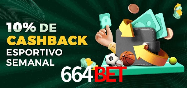 10% de bônus de cashback na 664bet